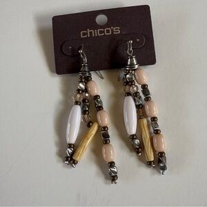 Chico's Multicolor Beaded Earrings